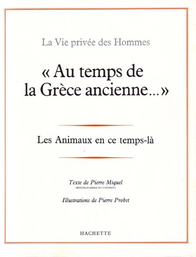 Au temps de la Grèce ancienne..
