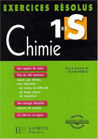 Exercices résolus Chimie 1ère S