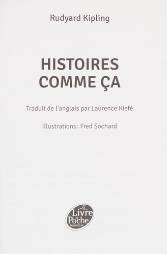 Histoires comme ça