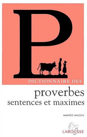 Proverbes sentences et maximes
