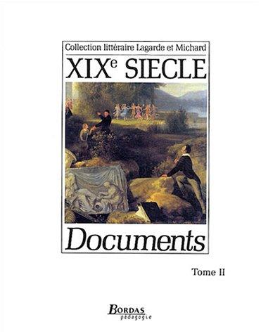 XIXe siècle Documents