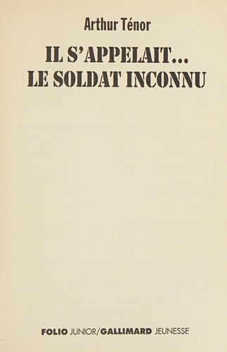 Il s'appelait... le soldat inconnu