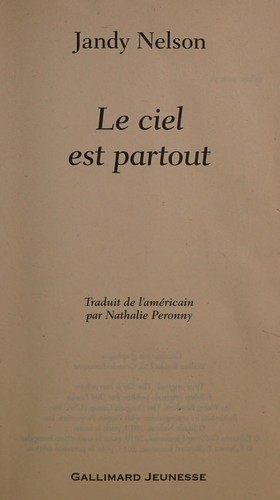 Le ciel est partout