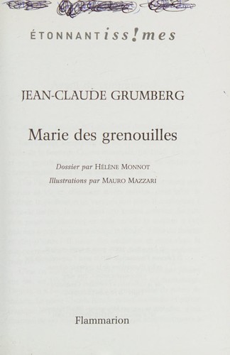 Marie des grenouilles