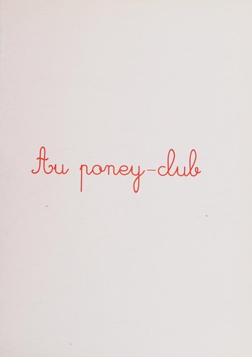 Au poney club