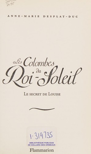 Les Colombes du Roi-Soleil