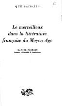 Le Merveilleux dans la littérature française du Moyen âge
