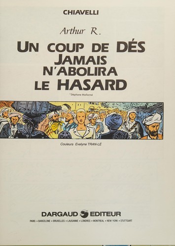 Un Coup de dés jamais n'abolira le hasard