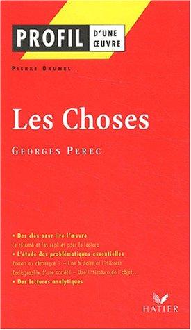 "Les choses, une histoire des années soixante", 1965, Georges Perec