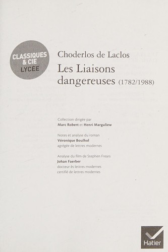 Les Liaisons dangereuses
