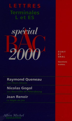 Lettres terminales L et ES, spécial BAC 2000