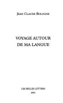 Voyage autour de ma langue