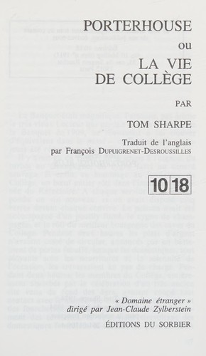 Porterhouse ou la Vie de collège