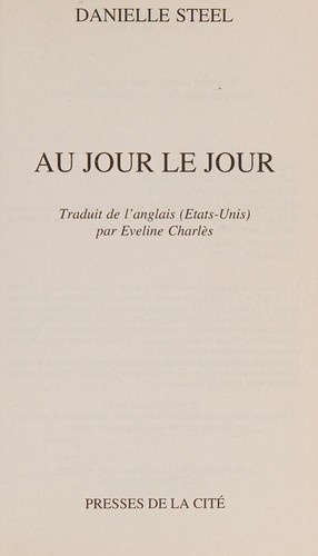 Au jour le jour