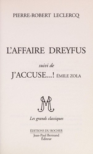 L'affaire Dreyfus