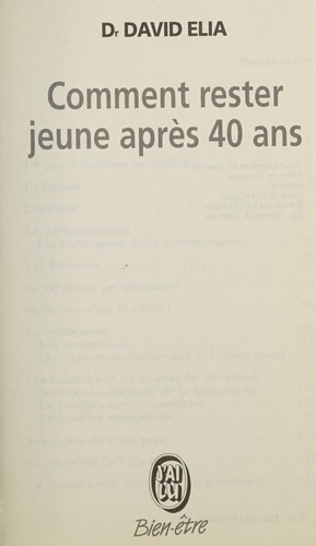 Comment rester jeune après 40 ans