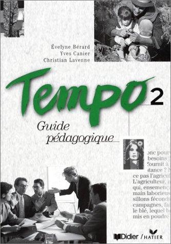 Tempo 2. Guide pédagogique