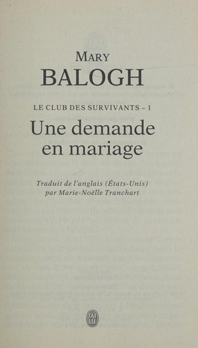 Une demande en mariage