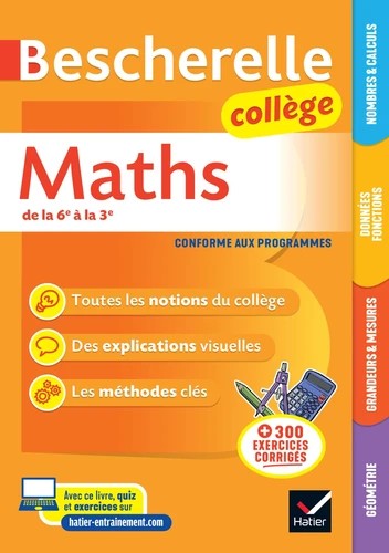 Maths, de la 6e à la 3e
