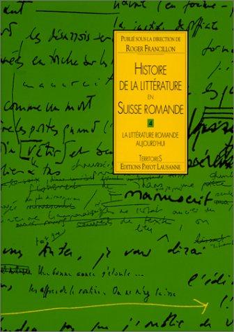 Histoire de la littérature en Suisse romande