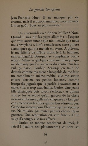 Les grandes bourgeoises
