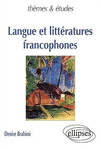 Langue et littératures francophones