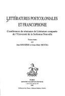 Littératures postcoloniales et francophonie
