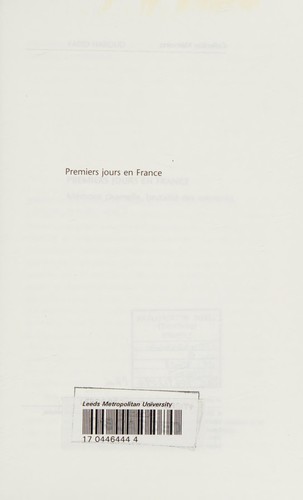 Premiers jours en France