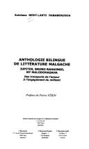 Anthologie bilingue de littérature malgache