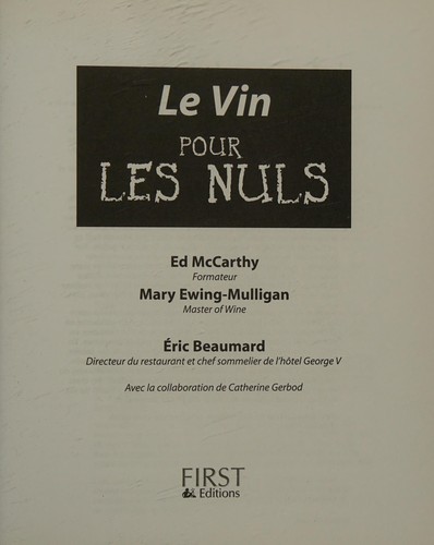 Le vin