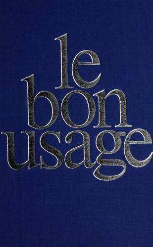 Le bon usage