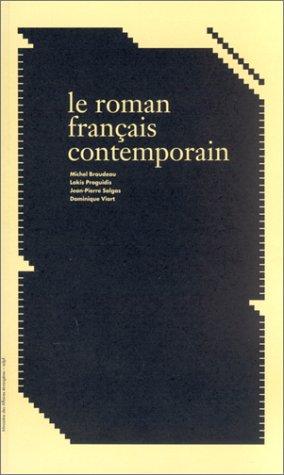 LE roman français contemporain